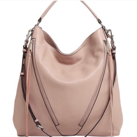 Rebecca Minkoff Handbags - Rebecca Minkoff Moto Hobo Bag | Vintage Pink